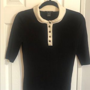 Pink Tartan short sleeve sweater